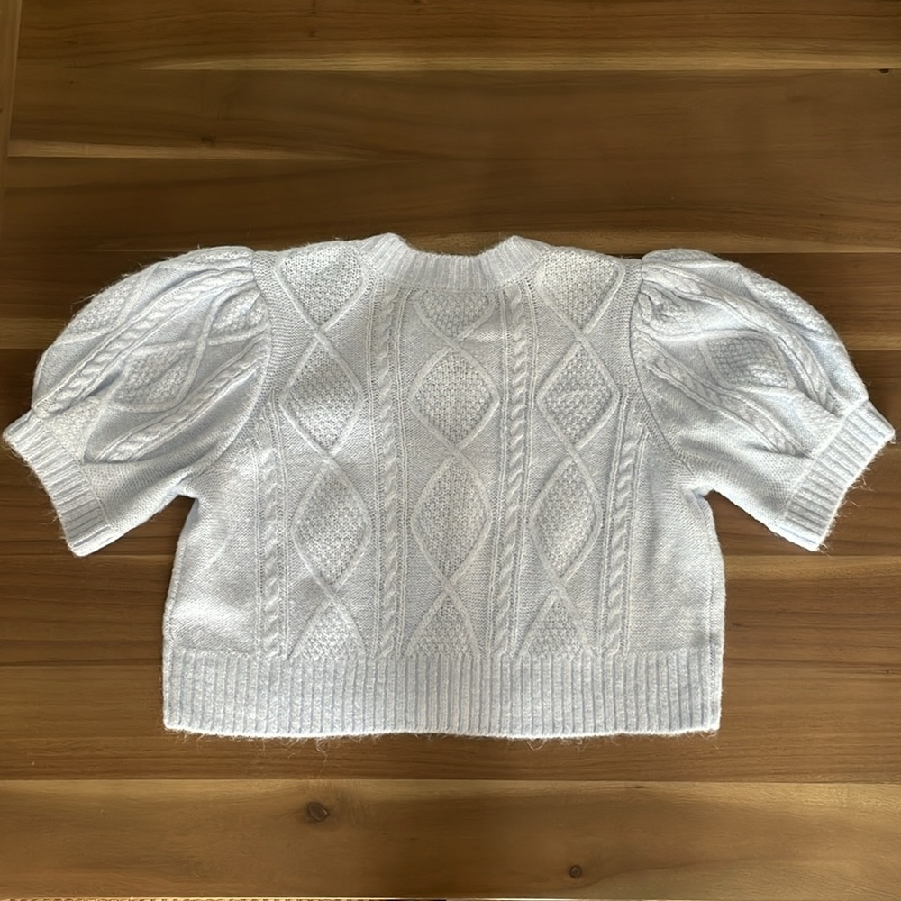 Hill House The Ollie Sweater NWT Powder Blue - Picture 2 of 4